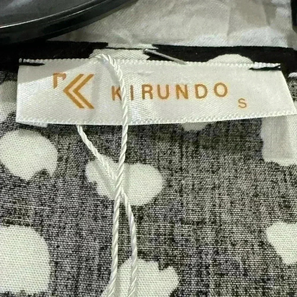 Kirundo Dress Womens Size Small Blue Floral Embroidered Ruffle Sleeve Boho - Picture 5 of 5